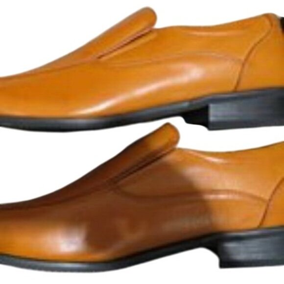AMAPO Men's Square Toe Dress Shoes slip on Classic Business Men Oxfords 12 US - Picture 4 of 11